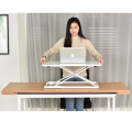 Sit-stand mini laptop desk on bed adjustable.